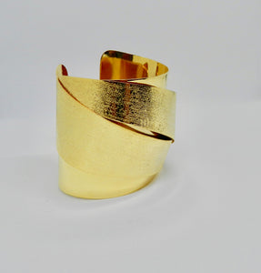 Gold Plated Bracelet Cuff