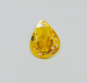 Gold Pear Shape Ring